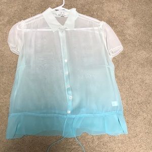 Banana republic 100% silk top